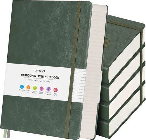 Miniatura 15 de Paquete de 5 Cuadernos de Diario con Puntos Bullet, 312 Páginas Numeradas Cuadernos de Cuadrícula de Puntos al Por Mayor, Papel de 100gsm Sin