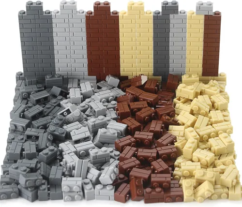 Miniatura 2 de 360 piezas de ladrillos de mampostería de 1 x 2, bloques de construcción multicolores para pared, piezas y piezas MOC, juego de juguetes a granel 4