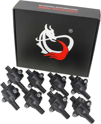 AIP Electronics Dragon FIRE Performance Power Pack Juego de bobinas de encendido compatible con Ford F250 F350 F450 F550 F600 F53 7.3L V8 2020-2023