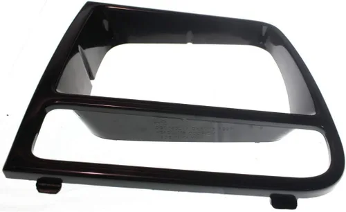 Para Jeep Cherokee 1998 1999 2000 2001 Bisel de faro delantero lado del conductor | Negro brillante | Modelos limitados/clásicos | Reemplazo para