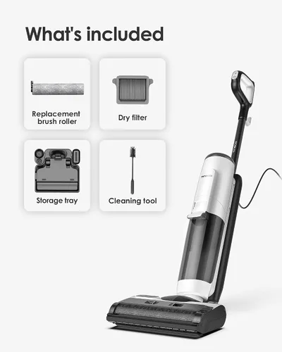 Miniatura 13 de Tineco Floor ONE S7 Aspiradora y trapeador a vapor inalámbrico todo en uno para limpieza húmeda y seca, lavadora de pisos para limpieza
