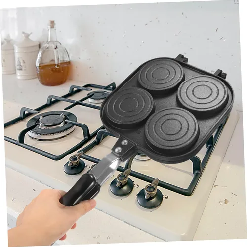 Miniatura 7 de Molde para tartas de rueda, mini sartenes creativas para huevos, placa antiadherente, sartén para pan de pan, cacerolas para placas de inducción