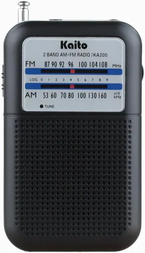 Miniatura 7 de Kaito KA200 radio de bolsillo AM/FM Gris