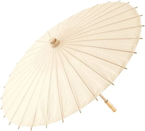 Miniatura 9 de Weddingstar Parasol de papel con deshuesado de bambú, Azul Aqua