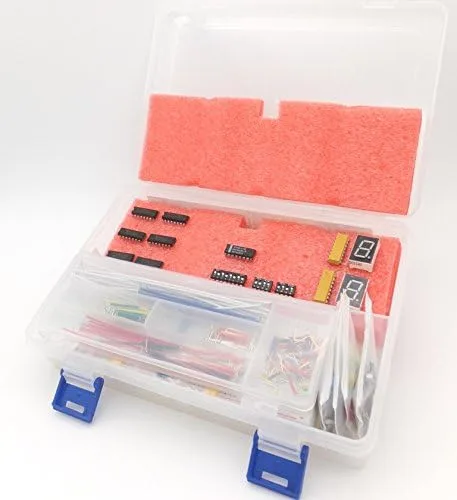 Miniatura 2 de Kit de inicio de electrónica digital con puertas lógicas y accesorios
