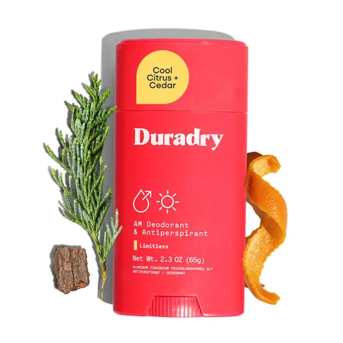 Duradry Desodorante antitranspirante de fuerza clínica para mujeres y hombres – Fórmula limpia con ingredientes naturales para el olor y la