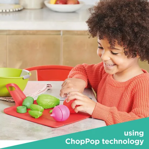 Miniatura 5 de Casdon Joseph Joseph Toys Chop2Pot - Juego de cocina súper seguro para niños con tabla de cortar plegable y comida de juego para picar - Para niños