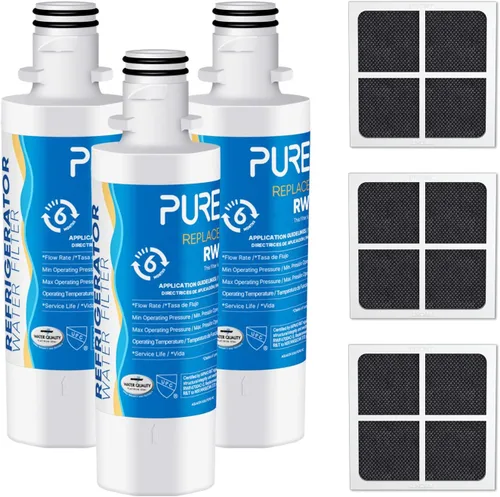 Miniatura 11 de PUREPLUS Alkaline ADQ747935 Reemplazo para LG LT1000P LT1000 Kenmore Elite 9980 LT1000PC, MDJ64844601 ADQ74793501, LMXS28626S, LFXS26973S, Filtro