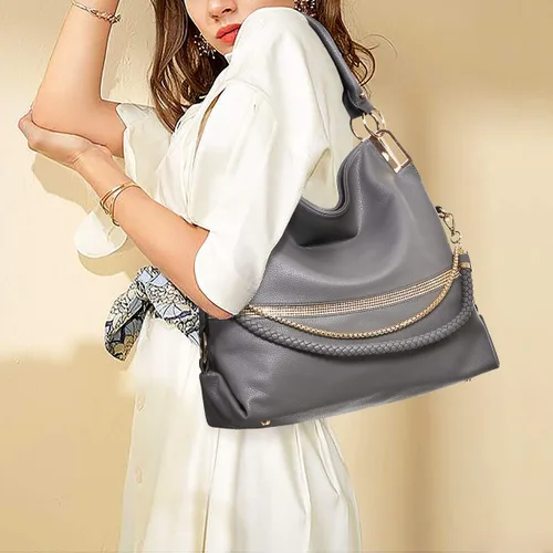 Miniatura 6 de Dasein Purses for Women Vegan Leather Handbags Rhinestones Hobo Bags Tote Purse Shoulder Bag Ladies Handbag