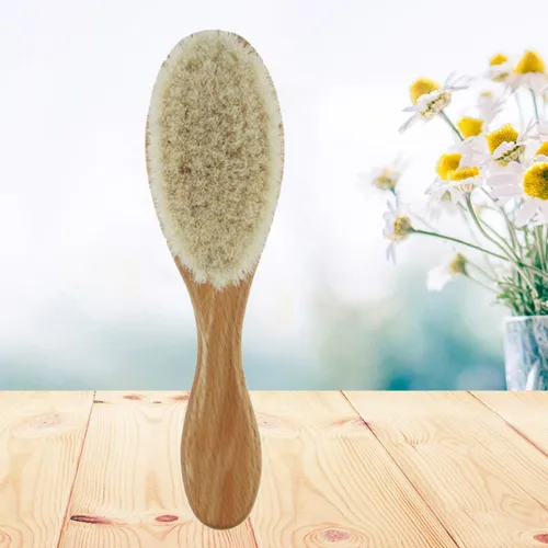 Miniatura 7 de FOMIYES Cepillo secador de 2 piezas para hombre, cepillo de afeitar de lana densa, ideal para el mantenimiento de la barba Como se muestra