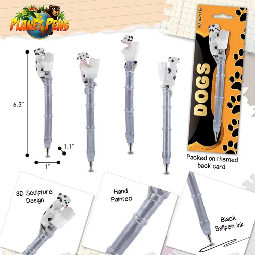 Miniatura 3 de Bolígrafo novedoso para perros, lindo, divertido y único, para niños y adultos, colorido instrumento de escritura de perro para la escuela
