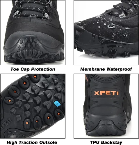 Miniatura 4 de Men's Thermator Waterproof Hiking Boots Trekking Outdoor Camping Boot