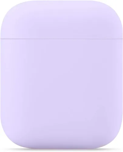 Miniatura 5 de Funda de protección para Airpods Funda de silicona ultrafina compatible con Airpods 1 y AirPods 2 (morado)