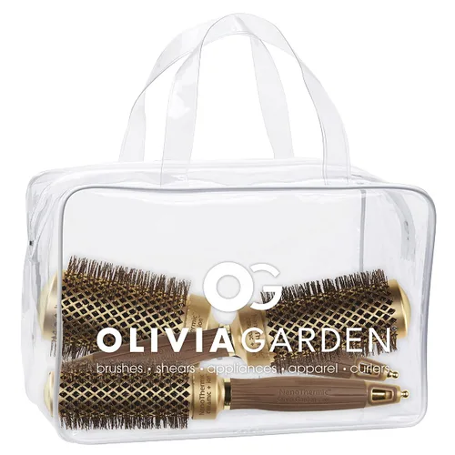 Miniatura 19 de Olivia Garden NanoThermic - Cepillo térmico redondo de cerámica + iones para el cabello, no eléctrico, cepillo profesional para cabello normal a