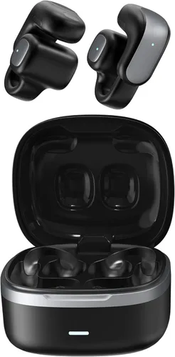 Miniatura 10 de Auriculares inalámbricos con clip de oreja abierta, Bluetooth 5.4, con clip, reducción de ruido de llamadas ENC, comodidad ligera, ajuste estable
