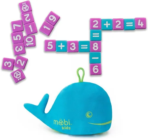 Mobi Kids - Juego educativo de matemáticas, suma, resta, multiplicación y división en una cuadrícula de crucigramas, azulejos de función numérica,
