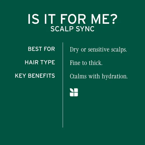 Miniatura 4 de Biolage Scalp Sync Calming Shampoo - Gently Cleanses Dry & Sensitive Scalps, Hydrates & Soothes, Fermented Tea Blend & Glycolic Acid, Vegan &