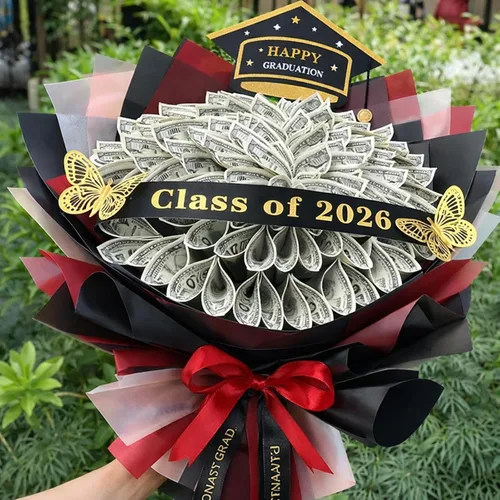 Miniatura 3 de Tenare Juego de papel de regalo de flores y cinta, 36 hojas de papel de regalo de ramo con cinta de satén de doble cara de 50 yardas para regalo