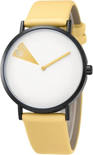 SHENGKE Reloj creativo ultra fino correa casual moda cuarzo minimalista reloj