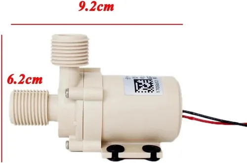 Miniatura 3 de DC 12V 24V (0-110 grados) Celsius Bomba de circulación de agua de grado alimenticio sin escobillas sumergible de gas solar calentador eléctrico