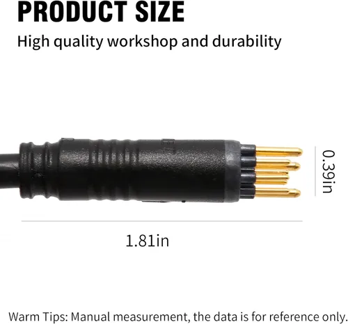 Miniatura 6 de Conector de cable Ebike 9 Pin 23.6 in Cable de motor macho Adaptador de motor eléctrico de bicicleta con sensor Hall Piezas de conversión Ebike