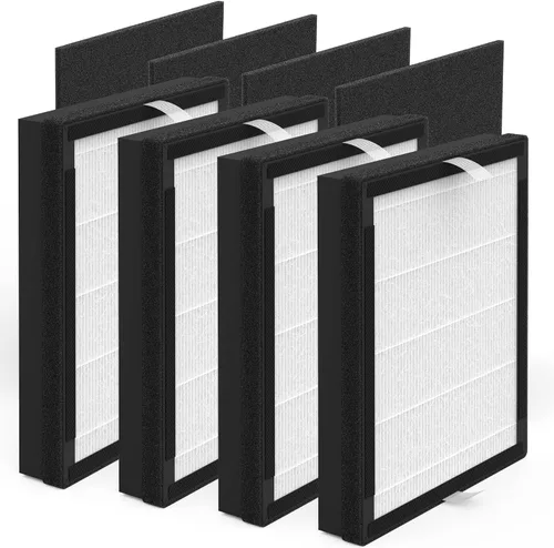 Miniatura 7 de Paquete de 2 filtros de repuesto IAF-H-100A compatibles con Filtrete FAP-C01-A e Idylis AC-2119, IAP-40-140, IAP-10-150 purificador de filtro de aire