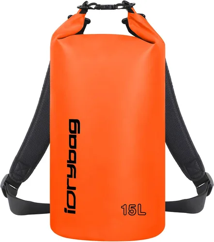 Miniatura 22 de IDRYBAG Bolsa seca para kayak impermeable 2L/5L/10L/15L/20L, pequeña bolsa impermeable para navegación