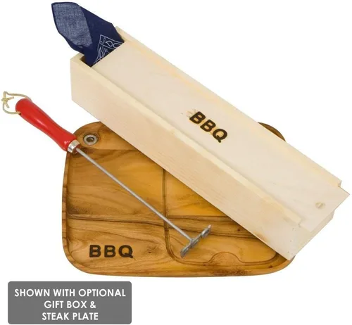 Miniatura 4 de BBQ Fans Hierro de marca número 0 para carne, bollos, madera y cuero