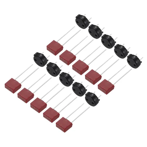 Miniatura 13 de uxcell Juego de 10 piezas de micro fusible cuadrado en miniatura con soporte de fusible para piezas electrónicas PCB LCD reparación, T-1A 1A 250V