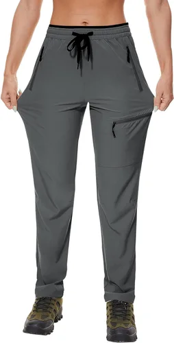 Miniatura 5 de SPECIALMAGIC Womens Hiking Pants Lightweight Quick Dry Cargo Pants Water Resistant Travel Work Pant