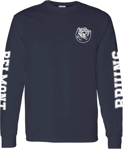Miniatura 18 de NCAA Camiseta de manga larga con doble impresión, color del equipo, universidad michigan state spartans forest
