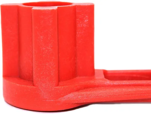 Miniatura 2 de JSP Manufacturing Llave de gas y bung llave de tambor sólido sin chispas (rojo) (1)