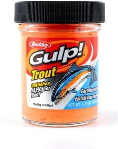 Miniatura 10 de Berkley Gulp! Masa de cebo para pesca de trucha chunky chartreuse