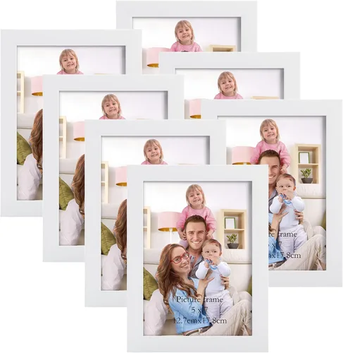 Miniatura 26 de Giftgarden - Juego de 7 marcos para fotos de 4 x 6 pulgadas, color negro, marcos para fotos de 4 x 6 pulgadas para pared o mesa