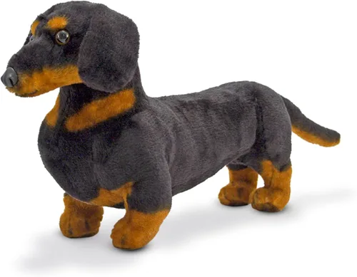 Miniatura 4 de Melissa & Doug Dachshund Gigante - Perro de Peluche Realista Grande