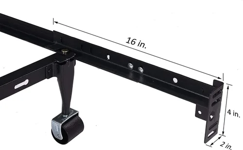 Miniatura 2 de Juego de soportes de extensión para pie de cama - Kit de accesorios - Apto para camas twin, full, queen o king