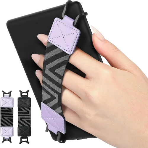 Miniatura 10 de Moko Correa de mano Kindle para Kindle eReaders Fire de 6 a 8 pulgadas, Kindle/Kobo/Voyaga/Lenovo/Sony Kindle E-Book Tablet, alta elasticidad