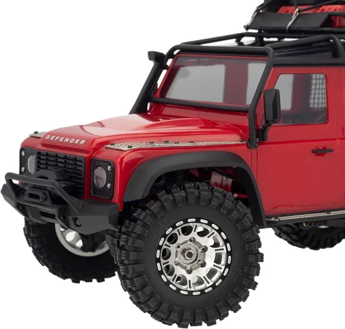 Miniatura 7 de MEUS RACING Juego de ruedas Beadlock 1.2 con llantas de latón para TRX4M SCX24 FCX24 AX24 1/24 1/18 RC Crawler Car, negativo 4mm 42g