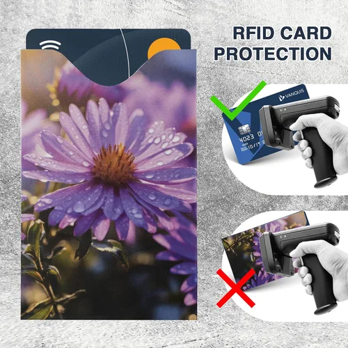 Miniatura 35 de Fundas de bloqueo RFID para pasaporte y tarjetas de crédito, Blanco, Blanco - 15 piezas