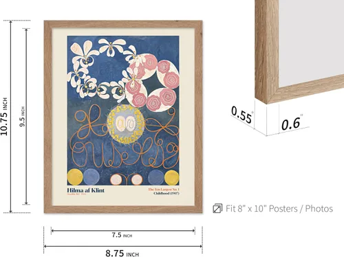 Miniatura 3 de Poster Master Póster de ilustración vintage, impresión retro moderna, los diez más grandes n.º 1, infancia, flor, abstracto, regalo para artista