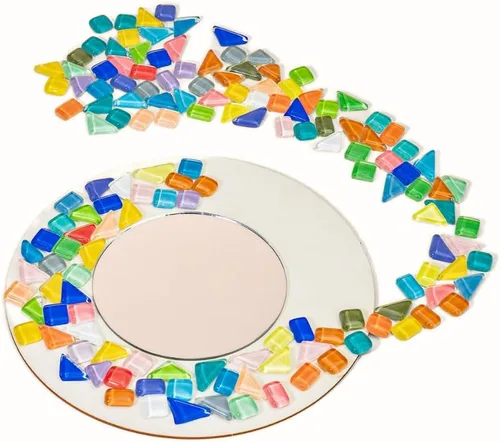 Miniatura 3 de Sculpd Kit de mosaico para niños, juego de manualidades de pintura para niños a partir de 7 años, cerámica, incluye azulejos de mosaico, 1 juego