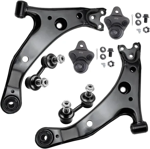 Miniatura 101 de Detroit Axle - Kit de brazos de control de extremo delantero 4WD para Ford 04-08 F-150, 06-08 Lincoln Mark LT, 4 extremos de barra de acoplamiento
