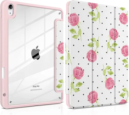 Miniatura 36 de MEEgoodo Funda para iPad Air de 11 pulgadas M3 2025 / M2 2024, para iPad Air de 5ª y 4ª generación de 10.9 pulgadas 2022/2020, funda para tableta
