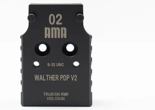 Miniatura 6 de Placa adaptadora para Walther PDP V2 compatible con Trijicon, Holosun, Leupold, Shield, Docter