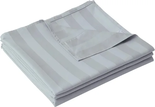 Miniatura 12 de Sábana plana de algodón tamaño Full solamente, 600 hilos 100% algodón egipcio sábana superior 1 pieza, sábanas planas frescas y transpirables Gris