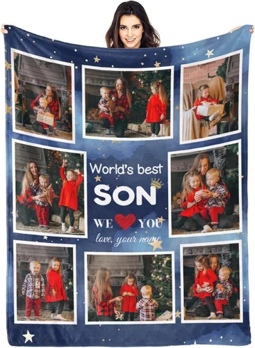 Miniatura 43 de Regalos para hija, mantas personalizadas con fotos, mejor manta para hija, manta personalizada con foto de niños, mantas personalizadas con collage