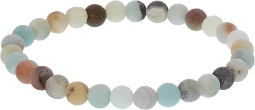 Miniatura 30 de Gem Avenue Handmade Round Bead Stretch Bracelet Unisex Natural Stone Beaded Jewelry for Men & Women, Elastic Wristband for Daily Wear