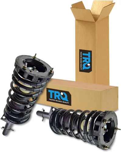 Miniatura 128 de TRQ Conjunto de Amortiguador y Resorte Delantero Cargado con Resorte Helicoidal Pre-ensamblado Compatible con Jeep Cherokee Limited AWD 14-22 Sin