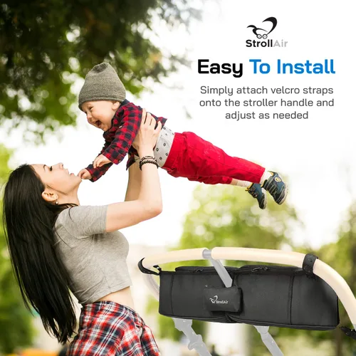 Miniatura 8 de Bolsa organizadora StrollAir, para colocar en un carrito de bebé, color negro