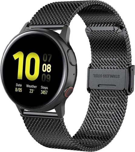 Bandas para Vivoactive 3 Watch Band, 0.78 pulgadas de malla de acero inoxidable para Garmin Vivoactive 3/Forerunner 645 Music/Galaxy Watch 1.654